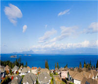 View of water, islands and Georgia Strait from Clearview at Regency Vista