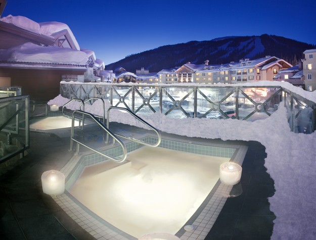 Hot tub in Delta Residences at Sun Peaks Resort