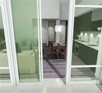 Interior of a suite in The Hudson