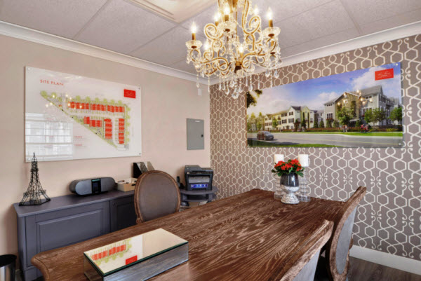 Dining room in La Rue townhomes for sale in Surrey