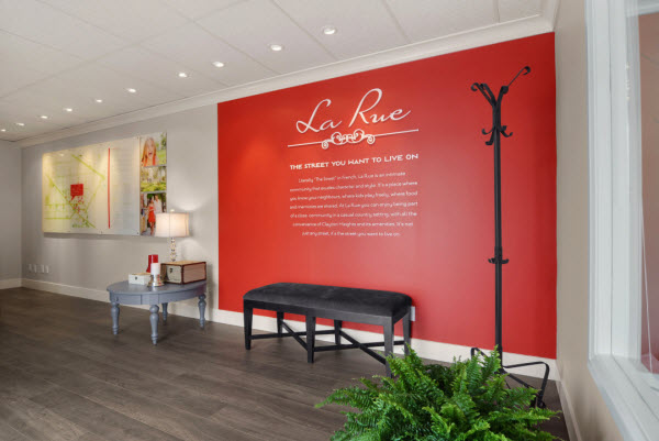 Show home interior for La Rue townhomes for sale in Surrey