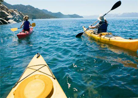 Kayaking straight from Mariner's Village, Sooke