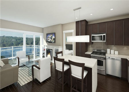 Kitchen in Mariner's Village, Sooke