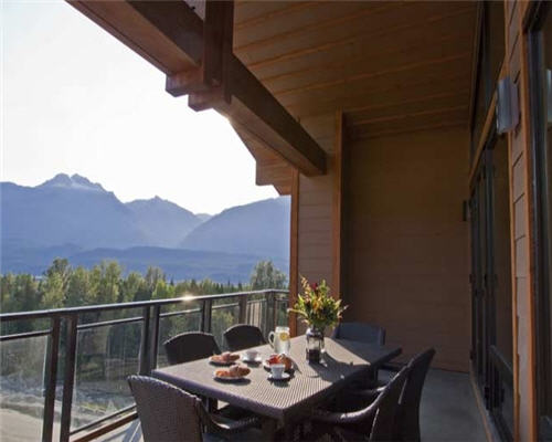 Balcony in Nelsen Lodge at Revelstoke Mountain Resort