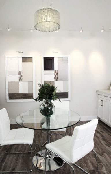 Dining area in Niche townhouse development in South Surrey