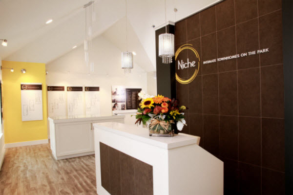 Presentation centre for Niche townhouse development in South Surrey