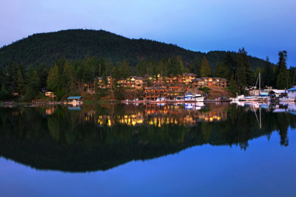 Homes for sale at Painted Boat Resort Spa and Marina at Pender Harbour on BC's Sunshine Coast