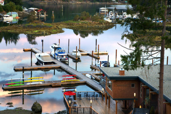 Homes for sale at Painted Boat Resort Spa and Marina at Pender Harbour on BC's Sunshine Coast