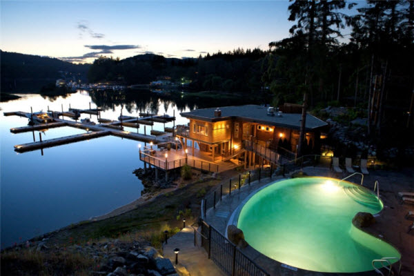 Homes for sale at Painted Boat Resort Spa and Marina at Pender Harbour on BC's Sunshine Coast