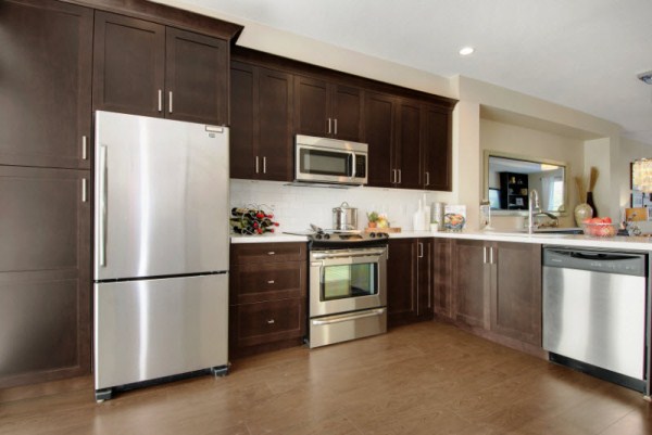 Kitchen in Pier 16 townhouse development