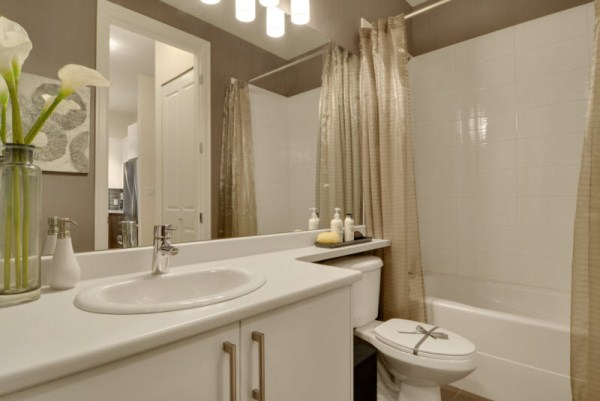 Bathroom in Salix condos for sale in Surrey Langley