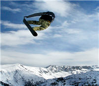 A skier navigates one of British Columbia's many ski resorts