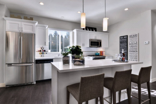 Kitchen in Abbey Road townhouse development