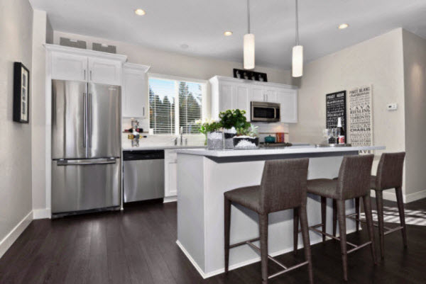 Kitchen in Abbey Road townhouse development